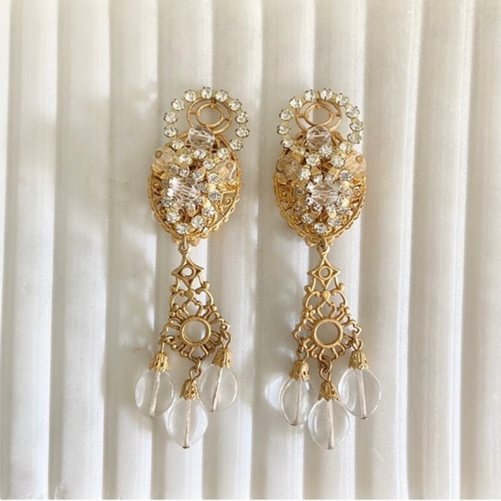 Stanley Hagler 100%‎ Authentic Vintage 80s Earrings